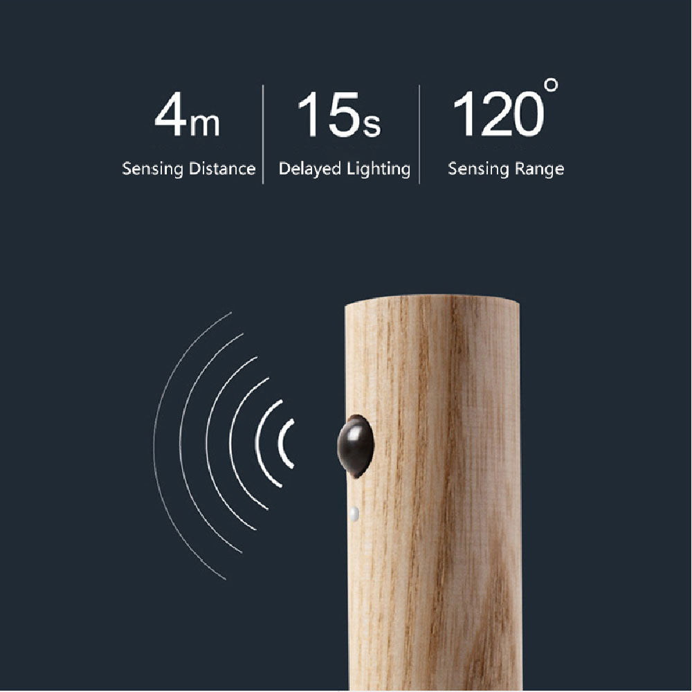 Smart Sensor Light - Wood Lamp (Corridors, Wall, Cabinet, Night)