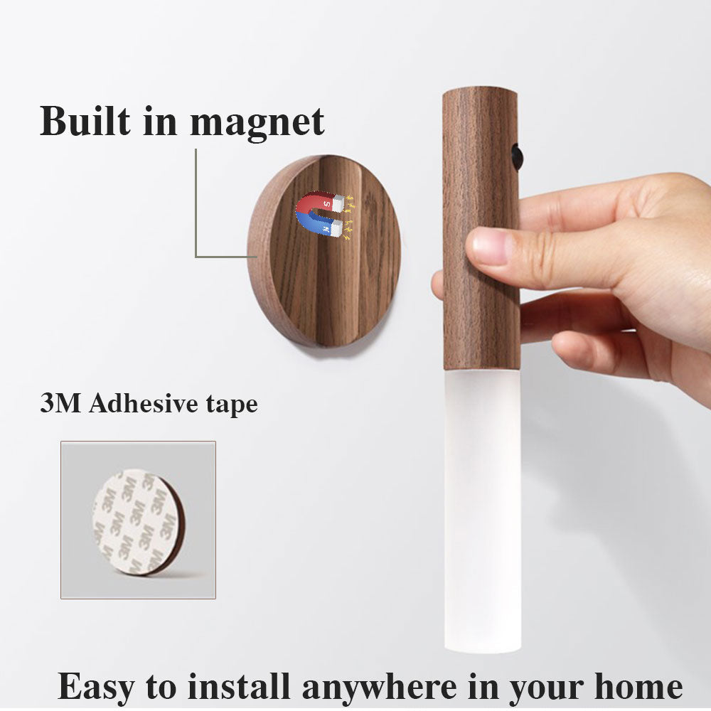 Smart Sensor Light - Wood Lamp (Corridors, Wall, Cabinet, Night)